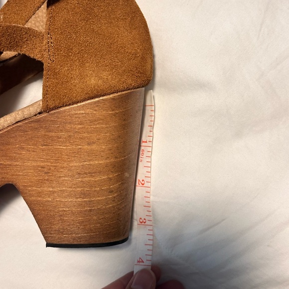 Free People Brown Platform Ankle Boots with Chunky Heel - Picture 5 of 6